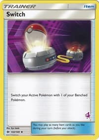 Switch - 132/149 (Mewtwo Stamped) - Battle Academy - Pokemon card