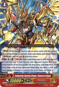 Conquering Supreme Dragon, Stunverse Dragon - V-SS05: Premium Collection 2020 - Cardfight Vanguard card