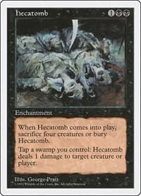 Hecatomb - Fifth Edition - Magic: The Gathering card