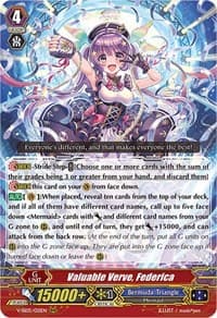 Valuable Verve, Federica - V-SS05: Premium Collection 2020 - Cardfight Vanguard card