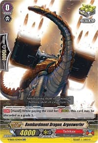 Bombardment Dragon, Argenwerfer - V-SS05: Premium Collection 2020 - Cardfight Vanguard card