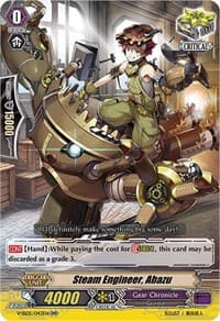 Steam Engineer, Abazu - V-SS05: Premium Collection 2020 - Cardfight Vanguard card