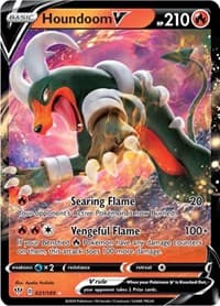 Houndoom V - SWSH03: Darkness Ablaze - Pokemon card