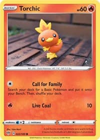 Torchic - SWSH03: Darkness Ablaze - Pokemon card