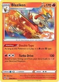 Blaziken - SWSH03: Darkness Ablaze - Pokemon card