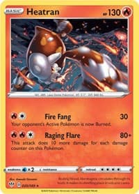 Heatran - SWSH03: Darkness Ablaze - Pokemon card