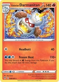Galarian Darmanitan (28) - SWSH03: Darkness Ablaze - Pokemon card