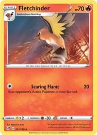 Fletchinder - SWSH03: Darkness Ablaze - Pokemon card
