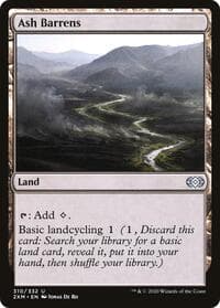 Ash Barrens - Double Masters - Magic: The Gathering card