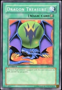 Dragon Treasure - The Legend of Blue Eyes White Dragon - YuGiOh card