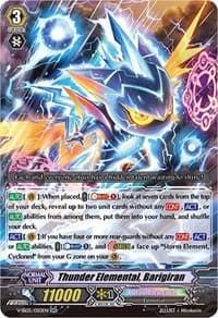 Thunder Elemental, Barigiran - V-SS05: Premium Collection 2020 - Cardfight Vanguard card