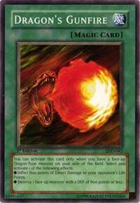 Dragon's Gunfire - Legacy of Darkness - YuGiOh card