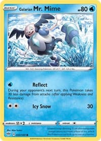 Galarian Mr. Mime - SWSH03: Darkness Ablaze - Pokemon card