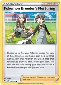 Pokemon Breeder's Nurturing - SWSH03: Darkness Ablaze - Pokemon card