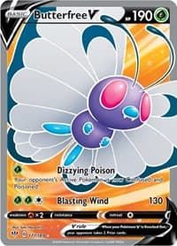 Butterfree V (Full Art) - SWSH03: Darkness Ablaze - Pokemon card