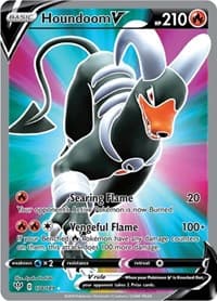 Houndoom V (Full Art) - SWSH03: Darkness Ablaze - Pokemon card