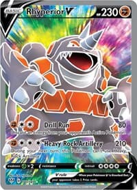 Rhyperior V (Full Art) - SWSH03: Darkness Ablaze - Pokemon card