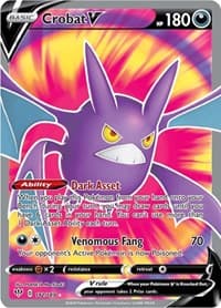 Crobat V (Full Art) - SWSH03: Darkness Ablaze - Pokemon card