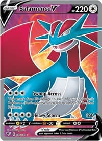 Salamence V (Full Art) - SWSH03: Darkness Ablaze - Pokemon card