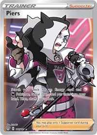 Piers (Full Art) - SWSH03: Darkness Ablaze - Pokemon card