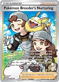 Pokemon Breeder's Nurturing (Full Art) - SWSH03: Darkness Ablaze - Pokemon card