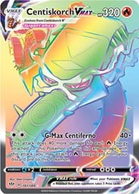 Centiskorch VMAX (Secret) - SWSH03: Darkness Ablaze - Pokemon card