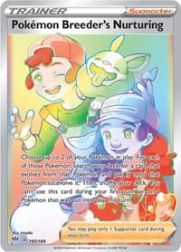 Pokemon Breeder's Nurturing (Secret) - SWSH03: Darkness Ablaze - Pokemon card