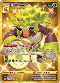 Rillaboom (Secret) - SWSH03: Darkness Ablaze - Pokemon card