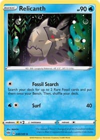 Relicanth - SWSH03: Darkness Ablaze - Pokemon card