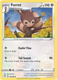 Furret - SWSH03: Darkness Ablaze - Pokemon card