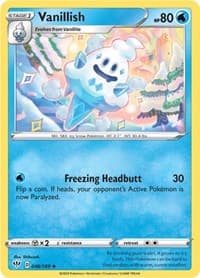 Vanillish - SWSH03: Darkness Ablaze - Pokemon card