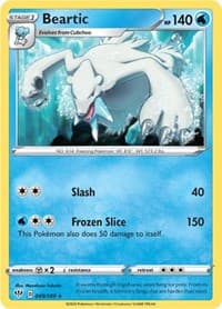 Beartic - SWSH03: Darkness Ablaze - Pokemon card