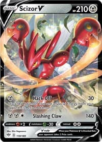 Scizor V - SWSH03: Darkness Ablaze - Pokemon card