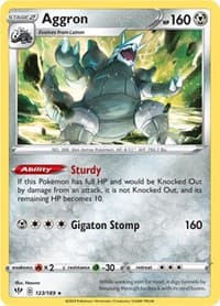 Aggron - SWSH03: Darkness Ablaze - Pokemon card
