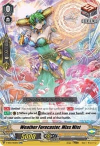 Weather Forecaster, Miss Mist - V-SS03: Festival Collection - Cardfight Vanguard card