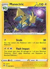 Manectric - SWSH03: Darkness Ablaze - Pokemon card
