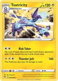 Toxtricity - SWSH03: Darkness Ablaze - Pokemon card