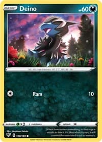 Deino - SWSH03: Darkness Ablaze - Pokemon card