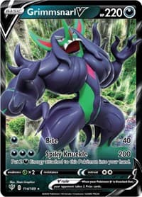 Grimmsnarl V - SWSH03: Darkness Ablaze - Pokemon card