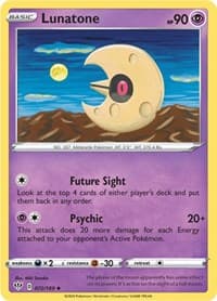 Lunatone - SWSH03: Darkness Ablaze - Pokemon card