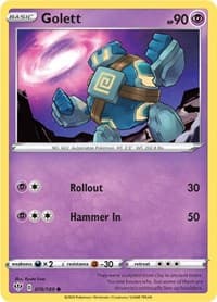 Golett - SWSH03: Darkness Ablaze - Pokemon card
