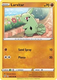 Larvitar - SWSH03: Darkness Ablaze - Pokemon card