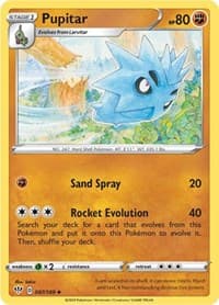 Pupitar - SWSH03: Darkness Ablaze - Pokemon card