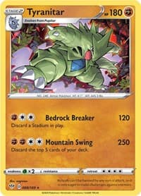 Tyranitar - SWSH03: Darkness Ablaze - Pokemon card