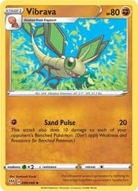 Vibrava - SWSH03: Darkness Ablaze - Pokemon card