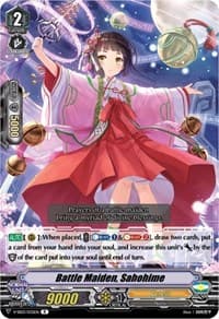 Battle Maiden, Sahohime - V-SS03: Festival Collection - Cardfight Vanguard card