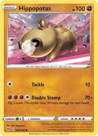 Hippopotas - SWSH03: Darkness Ablaze - Pokemon card