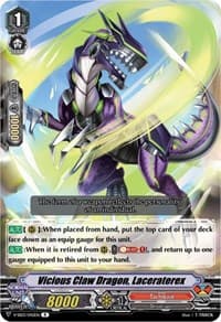Vicious Claw Dragon, Laceraterex - V-SS03: Festival Collection - Cardfight Vanguard card