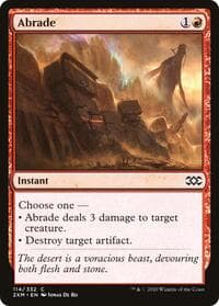 Abrade - Double Masters - Magic: The Gathering card