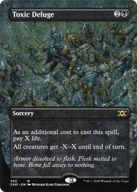 Toxic Deluge (Borderless) - Double Masters - Magic: The Gathering card